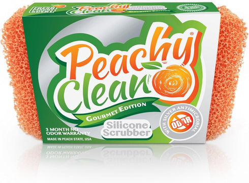 HIC Harold Import Co. Peachy Clean Silicone Scrubber 8352-HIC by HIC Harold Import Co.