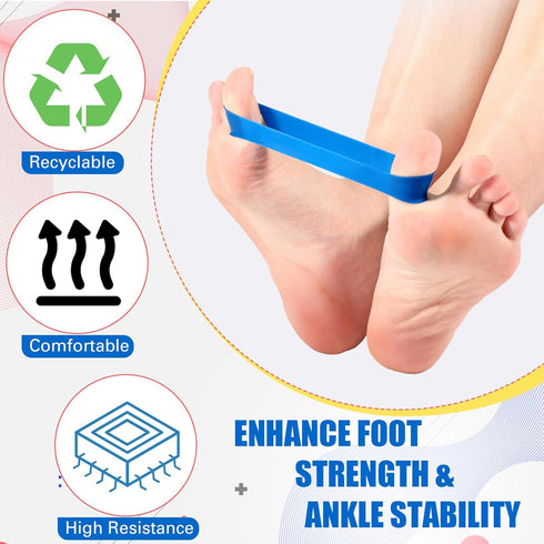 Set 5 WinnerWhy of Toe Stretcher Band Separator Spacer Bunion Correction Hallux Valgus Alignment Foot Stretcher