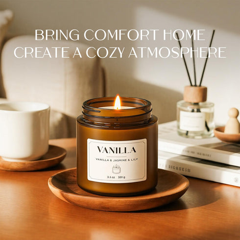 Set, Set, 7 oz) NORVENCE Scented Candles Gift Stress Relief Candles for Home, Premium Soy Candle Candles for Women