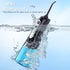 Cordless Water Dental Flosser Teeth Cleaner, INSMART 300ML Tank USB Rechargeable Oral Irrigator for Home & Travel, Blue