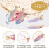 KesaPlan 10PCS No Bend Hair Clips - Acrylic Resin Creaseless Hair Barrette for Women and Girls