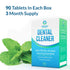 Night Guard Cleaner Tablets, Antibacterial Cleanse for Retainer & Denture, Removes Stains, Plaque, Odor for False Teeth