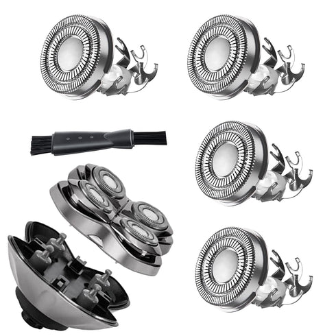 Shaver Replacement Blades, Compatible with Skull Shaver Pitbull Gold, Men's Electric Shaver Replacement Heads, 4 Count