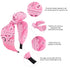 Jaciya 6 Pieces Bandana Bow Headbands for Women - Wide Black Headbands for Girls Hair Accessories