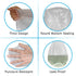 Blue Donuts 4 Gallon Trash Bag Liner, 500 Count, Clear Leak Proof Garbage Bags for Bathroom, Office, Bedrooms