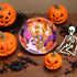 XnxnzhHo 24 9" Halloween Paper Plates, PCS Disposable Dinner Plate, Cute Ghost Design, for Halloween Party Supplies
