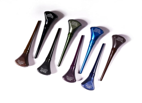 Palladio Highly Pigmented Liquid Eyeliner, Waterproof, Lavender, Includes Easy Grip Wand & Felt Tip Applicator