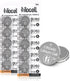 10 Count CR2450 Batteries, Long-lasting 3V Lithium Coin Cell Battery for Key Fobs, Flameless Candles, etc.