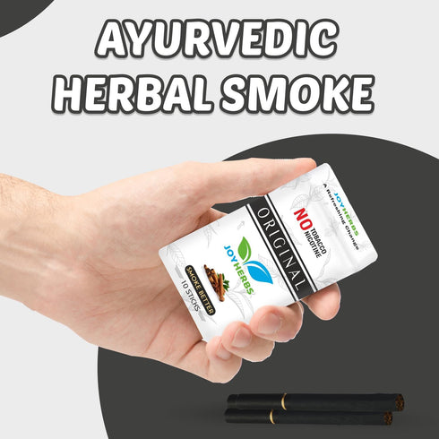 Regular Natural Herbal Cigarettes - Blend of Herbs, Tobacco and Nicotine Free, 1 Pack with 10 Smokes
