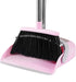 Broom and Dustpan Set, Outdoor Broom with Dustpan for Home Commercial Cleaning, Long Handle