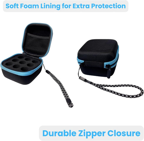 Leoriaie 9-Slots 10ml U-100 Insulin Fridge Holder Storage Case Insulin Vial Protector Holder Insulin Cooler Travel Case