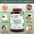 Natural Nutra Ultimate Flora Probiotic for Women and Men, 60 Capsules, Multi-Strain with Lactobacillus