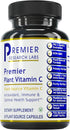 Vitamin C Supplement by Premier Research Labs - Natural Whole Food C Complex, 60 Vegetarian Capsules with Bioflavonoids