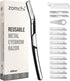 ZOMCHI Eyebrow and Face Razor for Women & Men, Reusable Metal Handle, 11 Refill Blades, Protective Silicone Cap