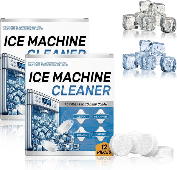 zardlect Ice Machine Cleaner Maker Descaler - 24 Clean Tablets for Ice Machine,