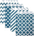 KEYYOOMY 100 Pcs Navy Blue Candy Buffet Bags - Small Polka Dot Paper Treat Bags for Wedding Birthday Party