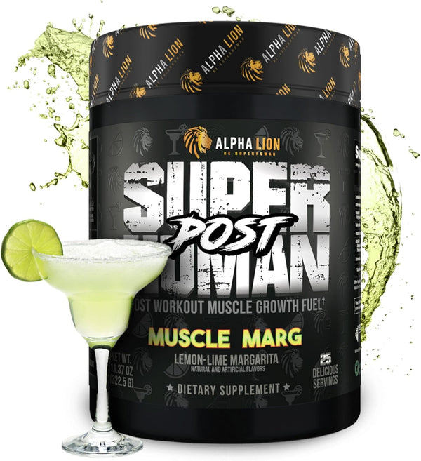Alpha Lion Superhuman Post Workout Powder, Muscle Builder Drink for Lean Muscle Growth, Strength & Volume, 25 Servings