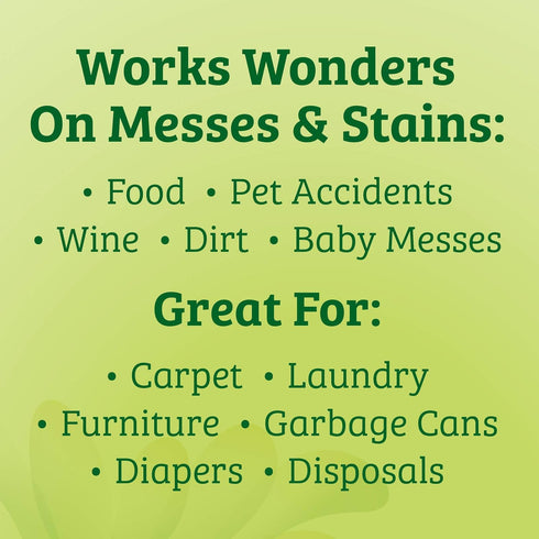 Biokleen Bac Out Stain Remover for Clothes, 32 oz - Natural with Live Enzyme Cultures for Carpet, Diapers, Wine, Laundry