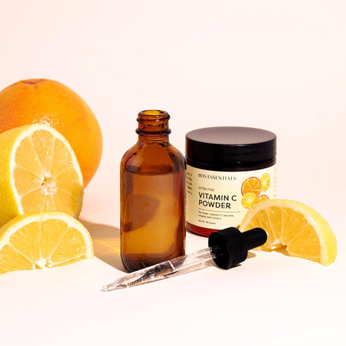 Ultra Fine Vitamin C Powder - 100% Pure Ascorbic Acid, Non-GMO, Cosmetic-Grade for DIY Serums, Creams, Toners