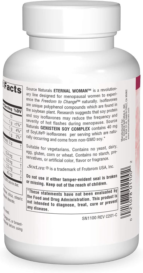 Source Naturals Genistein 1000 Mg (Eternal Woman), 120 Tablets
