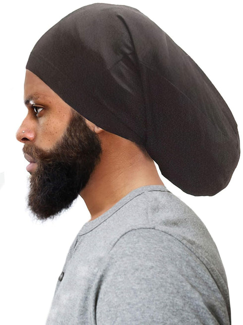 Spandex Dreadlock Caps, Regular 2 Packs, Black