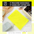 Geiserailie African Long Bathing Net Sponge - Luminous Yellow Long Net Shower Body Scrubber for Daily Use