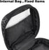 MUOOUM Sanitary Napkin Storage Bag, Cool Skull Pattern Menstrual Cup Pouch, Portable Sanitary Napkin Pads Storage Bags