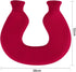 ITODA U-Shaped Hot Water Bottle for Neck and Shoulder, Reusable Rubber Hot and Cold Water Bag with Soft Knitted Cover