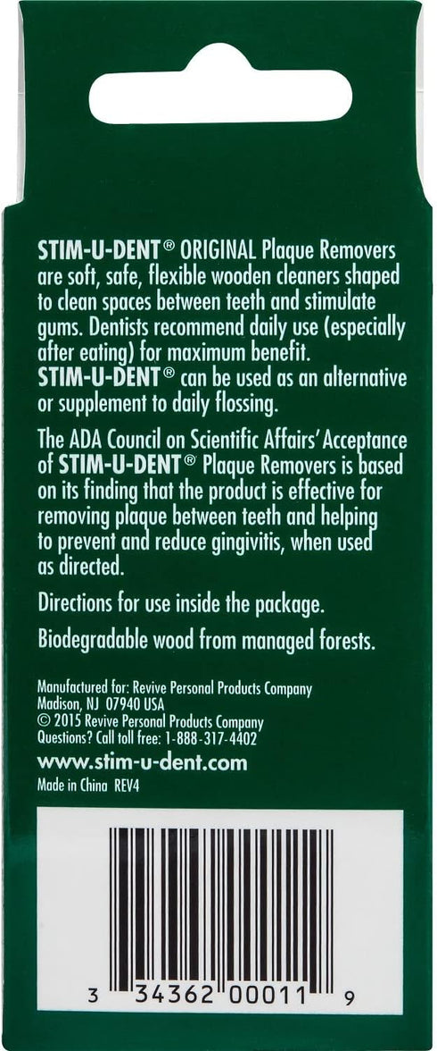 STIM-U-DENT Plaque Removers | Value Pack, Mint, 8 pk 25 ea (Pack of 2)