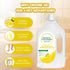 QKLYXEN 82 OZ Floor Cleaning Solution Compatible with Tineco FL Lemon Floor Cleaner Long-Lasting, Zesty Scent For All