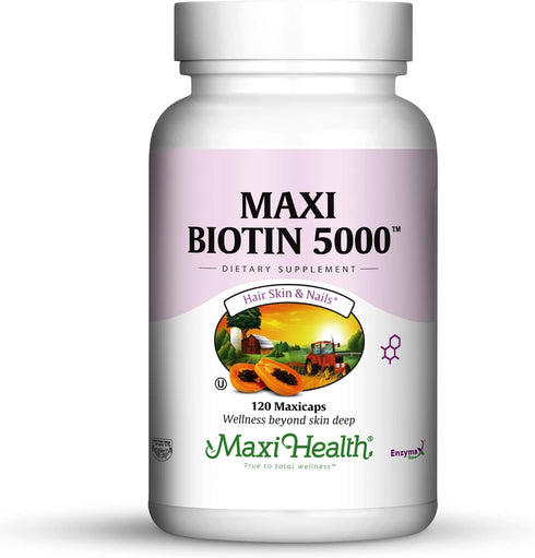 Maxi Health Hair & Skin Formula 5000, 60 Count, 120 Count
