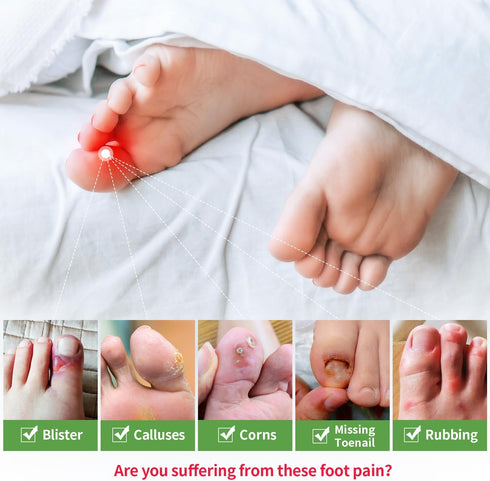 Niupiour Gel Toe Protectors, 14 Packs Breathable Toe Covers for Men and Women, Toe Sleeves for Foot Pain Relief
