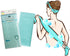 Premium Exfoliating Washcloth Towel, 2 Color Mint Pink, Korean Loofah Bath Sponge for Shower by NOPIGO