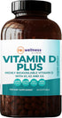 Reignite Wellness by JJ Virgin Vitamin D Plus - 5000 IU, Highly Absorbable Vitamin D + K1 & K2 for Immune Health, Bone