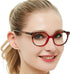 OCCI CHIARI Magnifier Glasses for Reading, Rainbow Eyewear Lady's Frame
