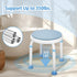 pxsulliao Foldable Adjustable Swivel Bath Seat Bathroom Bathtub Shower Chair Stool for Elderly and Disabled, Seniors