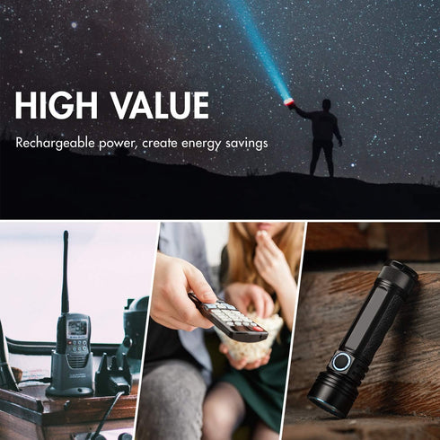 Tenergy C Size Battery 1.2V 5000mAh High Capacity NiMH Rechargeable, 4 Pack for Toys and More