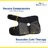 Ankle & Foot Reusable Gel Ice Pack Cold Wrap by Brace Direct - Pain Relief for Achilles Tendinitis, Sprains & Injury