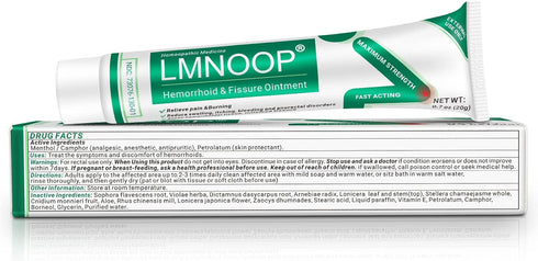 Hemorrhoid Treatment Ointment, Maximum Strength for Pain, Itching, Burning, Swelling, Long-Lasting Hemorrhoid Cream