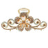 Rhinestone Hair Claw Clips, Vintage Alloy Fancy Jaw Clips for Large Hair Accessories