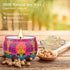 Set 4 Pack 8% 120H Candles Gift for Women, Scented Candles with Essential Oils, Long Lasting Aromatherapy Candles