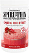 Natures Plus SPIRU-TEIN Exotic Red Fruit | 1.1 lb Plant-Based Protein Powder | Vegetarian, Gluten Free, 14 Servings