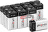 PKUNIN 9V Batteries 12 Pack Alkaline 9 Volt Battery for Smoke Detector Long-Lasting