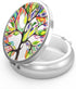 Pill Box Small 3 Compartment Case, Portable Pill Organizer for Vitamins, Medication, Fish Oil, and Supplements (Tree of