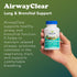 Ridgecrest Herbals AirwayClear, Lung Health and Breathing Support, 60 Vegan Caps, Gluten Free