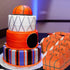 ArtCreativity Basketball Party Favor Gift Bags for Candy, Cookies, and Sports Themed Parties - Pack of 12 Cute