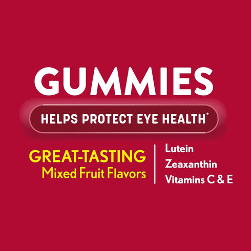Gummy 60 Gummies Ocuvite Eye Vitamin & Mineral Supplement, Multivitamin for Eyes, Zinc, Vitamin C & E, Lutein
