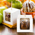 Ocmoiy 30 Pack 4" 4" 4" Candy Apple Boxes with Sticks, x x Kraft Caramel Apple Gift Box with Clear Window for Wedding