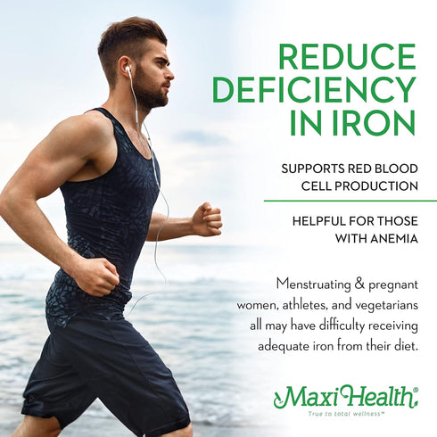 Liquid Iron Supplement 15 mg Per ML for Women, Men, and Kids, Berry Flavored, High Potency for Energy and Blood Levels