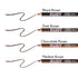 Ruby Kisses GoBrow Eyebrow Pencil, Sharpenable, Longwear, Long Lasting Wooden Pencil for Natural-Looking Brows (3 PACK)